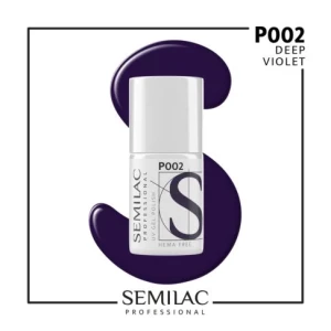 P002 Semilac Professional Lakier Hybrydowy Deep Violet 7ml