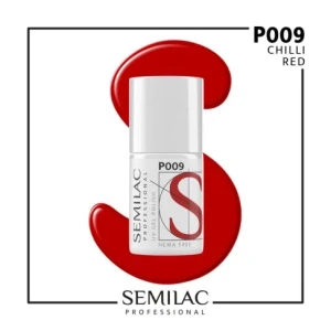 P009 Semilac Professional Lakier Hybrydowy Chilli Red 7ml