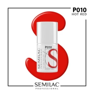 P010 Semilac Professional Lakier Hybrydowy Hot Red 7ml