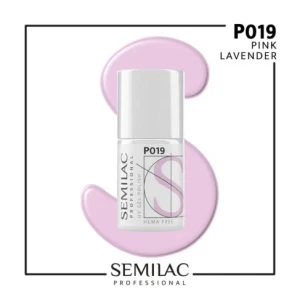 P019 Semilac Professional Lakier Hybrydowy Pink Lavender 7ml