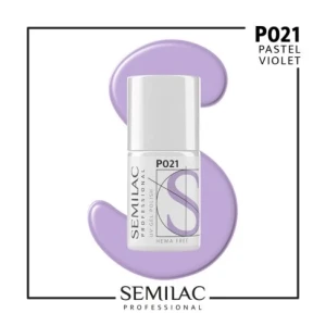 P021 Semilac Professional Lakier Hybrydowy Pastel Violet 7ml