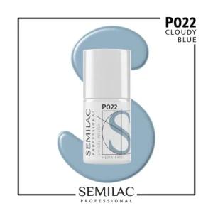 P022 Semilac Professional Lakier Hybrydowy Cloudy Blue 7ml