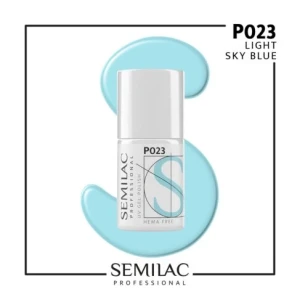 P023 Semilac Professional Lakier Hybrydowy Light Sky Blue 7ml