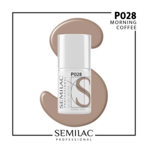 P028 Semilac Professional Lakier Hybrydowy Morning Coffee 7ml