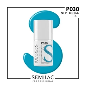 P030 Semilac Professional Lakier Hybrydowy Neptunian Blue 7ml