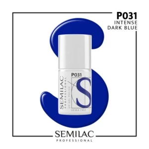 P031 Semilac Professional Lakier Hybrydowy Intense Dark Blue 7ml