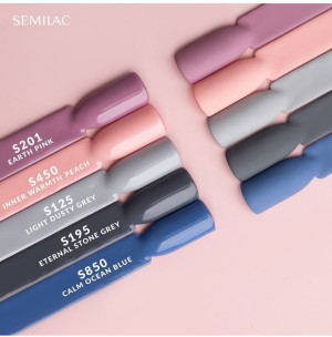 Kolekcja Semilac One Step Hybrid 3w1 (S125, S195, S201, S450, S850) - dostępne też osobno