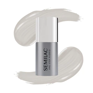 S125 Semilac One Step Hybrid 3w1 Light Dusty Grey 5ml