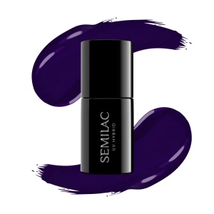 089 Lakier Hybrydowy Semilac Black Plum 7ml