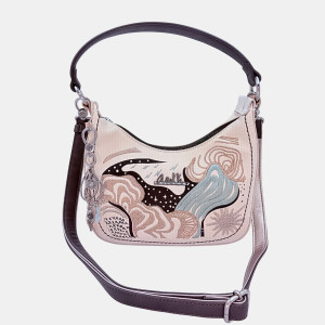 Torebka damska Anekke Peace & Love 38843-409 – ekoskóra, styl boho, 2 paski