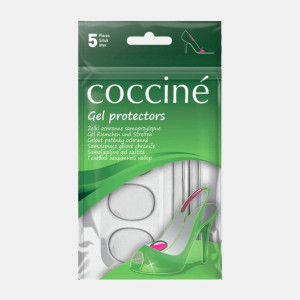 Żelowe płatki i paski ochronne do butów COCCINE– samoprzylepne, przezroczyste
