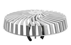 Okrągły kosz aluminiowy Jual do wpustów dachowych