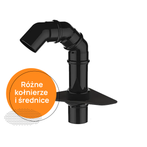 Przepust kablowy Topwet TWP czarna rura