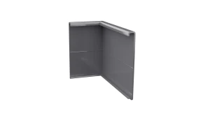 Narożnik Renoplast łącznikowy/zakończenie do balkonów typu loggia 90 do profilu W35+ 5x10cm