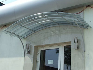 ICOPAL Daszek Fastlock® 3,0 DRZWI nad drzwi aluminiowy kolor: RAL 9006 (290x102cm)