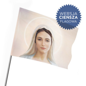 Flaga Kecharitomene. Wymiar 55x40. Lekka