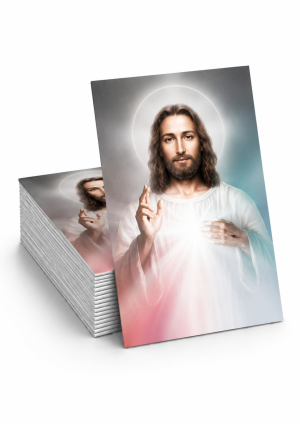 Jezus Miłosierny. Obrazek A6 (1 szt. lub pakiet)