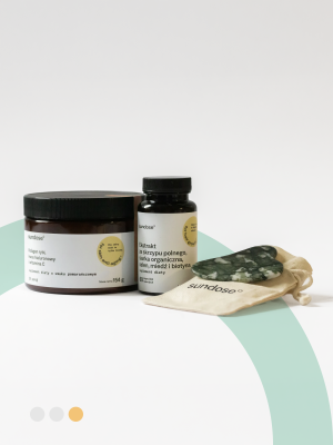 Sundose° Zestaw Prezentowy Zielony z Kolagenem i Kamieniem Gua Sha