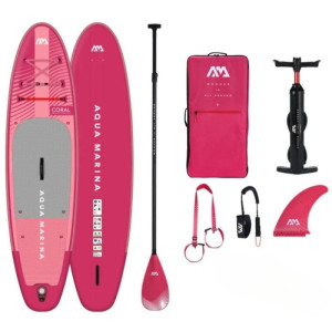 Deska SUP Aqua Marina Coral 2023 10'2 Raspberry