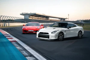 Jazda po torze Ferrari F430 + Nissan GT-R