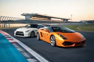 Jazda po torze Lamborghini Gallardo + Nissan GT-R