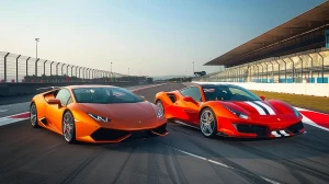 Ferrari 488 Pista + Lamborghini Huracan