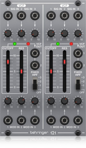 Behringer 121 DUAL VCF - Legendary Analog Dual ...