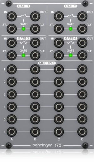 Behringer 173 QUAD GATE/MULTIPLES - moduł synt...