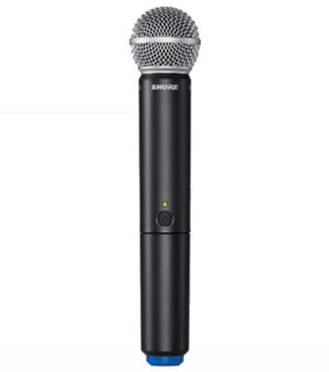 Shure BLX2/SM58 - Handheld Wireless Microphone ...