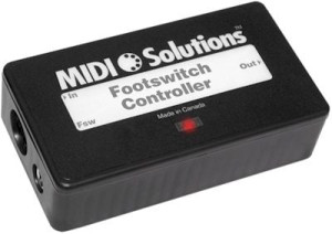 MIDI SOLUTIONS- FOOTSWITCH CONTROLLER (kontrole...