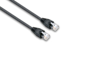 Hosa CAT-503BK Kabel Cat 5e, 8P8C, 0.91m, czarny