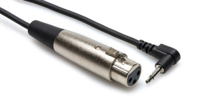 Hosa - Kabel do kamer XLRf - TS R 3.5mm 1.5m