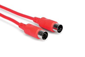 HOSA MID-305RD - Kabel MIDI 1.5m, czerwony