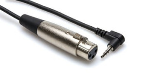 HOSA XVM-110F Kabel do Kamer XLRf - TRS R 3.5, 3m