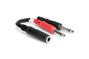 HOSA YPP-136 =Stereo Breakout, TRSf 6.35mm - 2x...