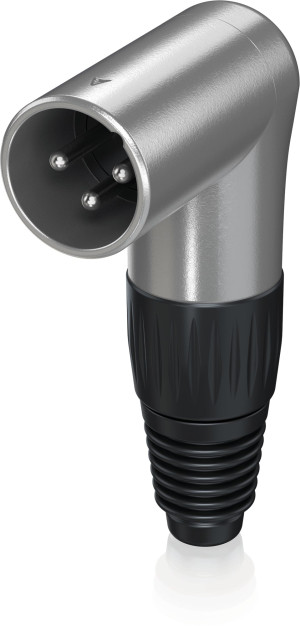 Behringer X3MR-SR – angled 3-pin XLR connecto...