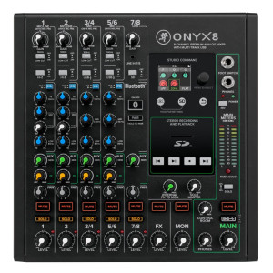 ‌Mackie Onyx 8 - Professional 8-Channel Analo...