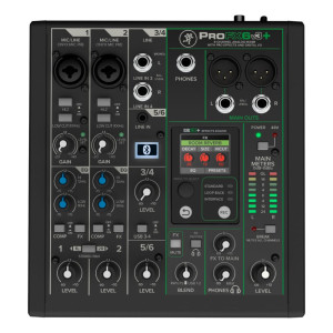 Mackie ProFX6v3+ - Analog Mixer with USB & Blue...