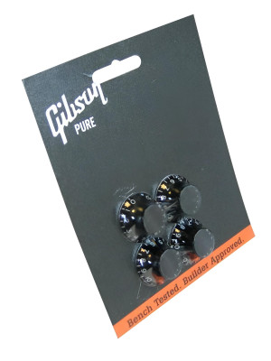 Gibson Top Hat Knobs Black HK-010 - Guitar knobs