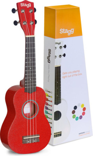 Stagg US-RED - Sopran-Ukulele