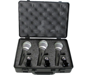 Samson Q6 3 pack - zestaw 3 mikrofonów dynamic...