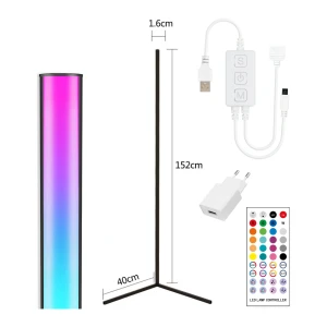 LIGHT4ME WALL POLE 1 - RGB LED Corner Floor Lamp