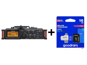 ‌Tascam DR-70D Rejestrator dźwięku + karta ...