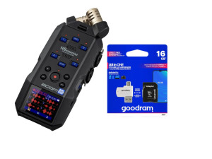 Zoom H6E + GOODRAM microSDHC 16GB – Kompletny...