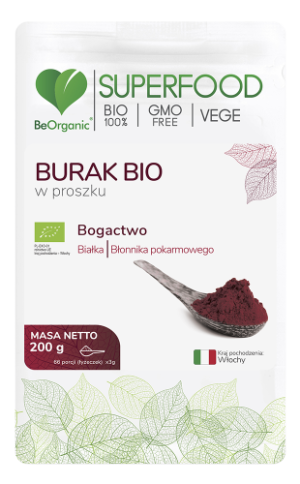 BEORGANIC BURAK BIO W PROSZKU 200G