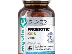 MYVITA SILVER PURE PROBIOTYK KIDS 6MLD 30 KAPS