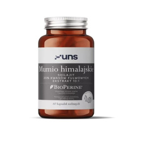 UNS MUMIO HIMALAJSKIE + BIOPERINE SHILAJIT 60KAPS