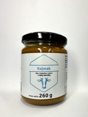 POLDER KAJMAK BEZ DODAT CUKRU Z SOLĄ MORSKĄ 260G