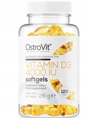 OSTROVIT VITAMIN D3 4000IU SOFTGELS 120CAPS