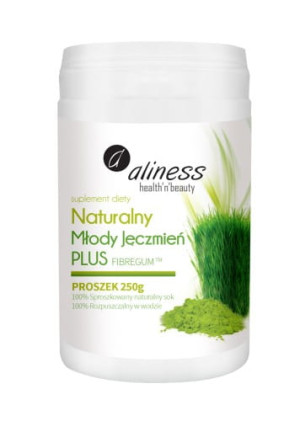 ALINESS NATURALNY MŁODY JĘCZMIEŃ PROSZEK 250G